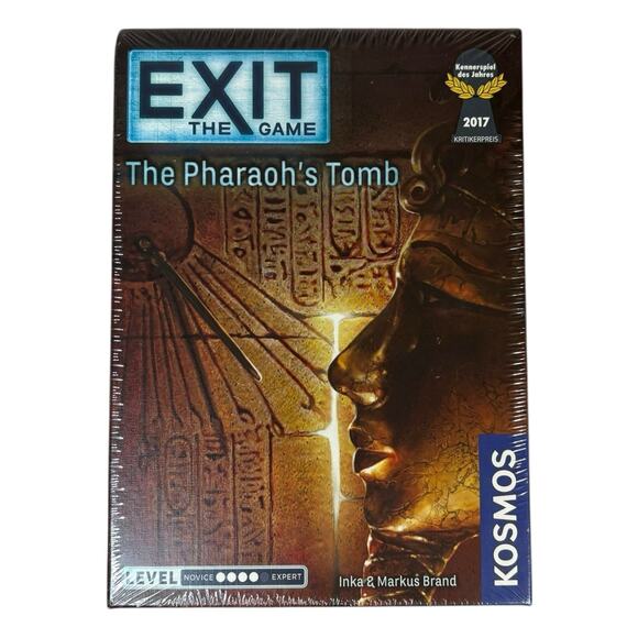 SEALED EXIT THE GAME "The Pharoaoh's Tomb" Level 4 Kosmos 2017 Escape Room NEW - Picture 1 of 11